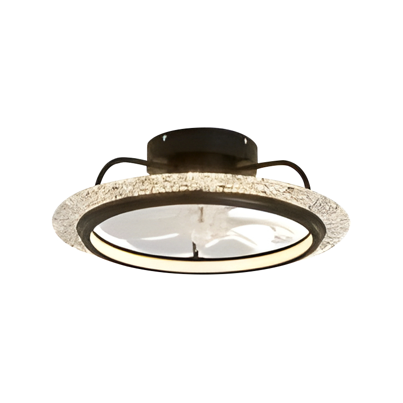 Downrod Ceiling Fan na may Liwanag