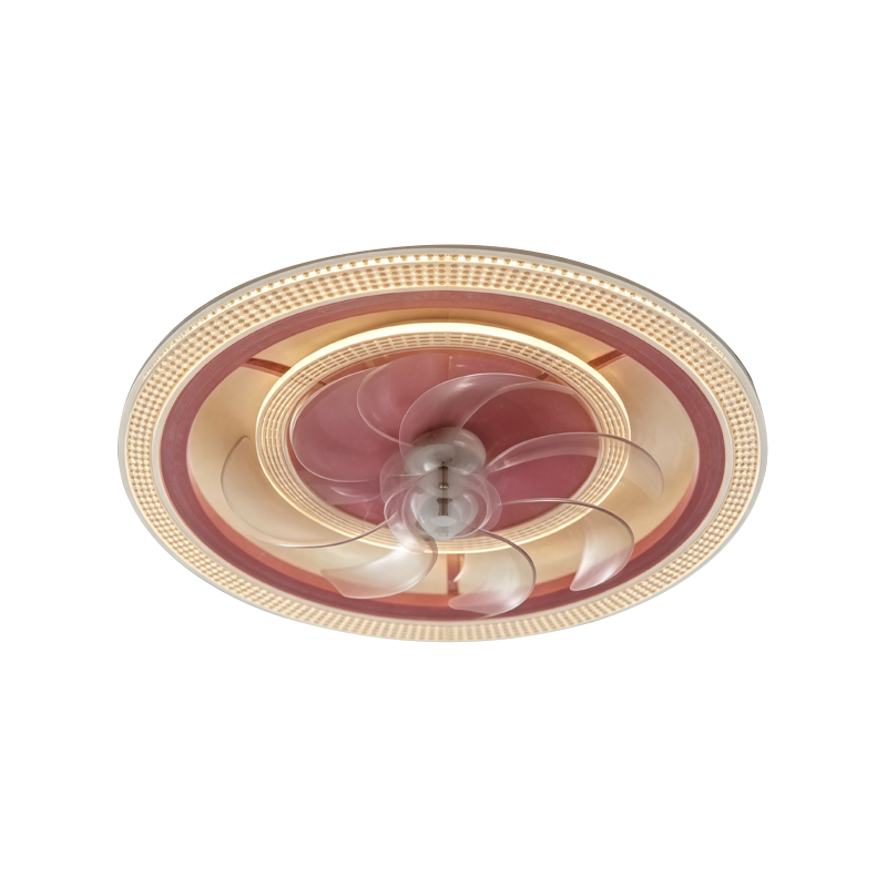Downrod Ceiling Fan na may Liwanag