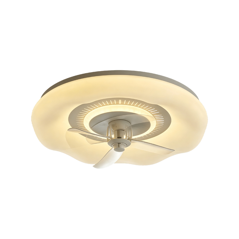 Downrod Ceiling Fan na may Liwanag