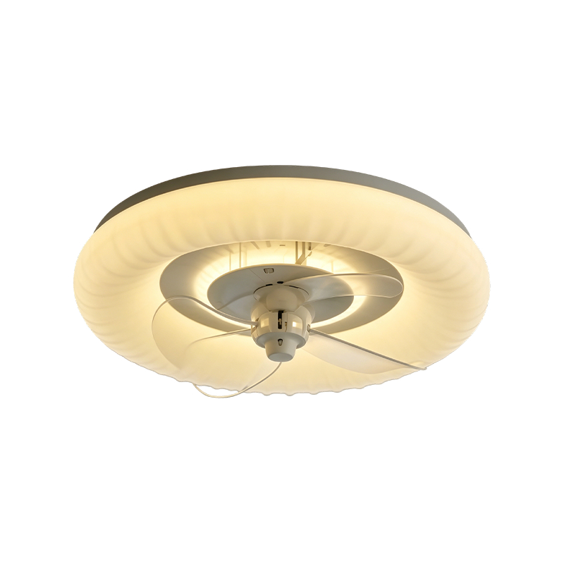 Downrod Ceiling Fan na may Liwanag