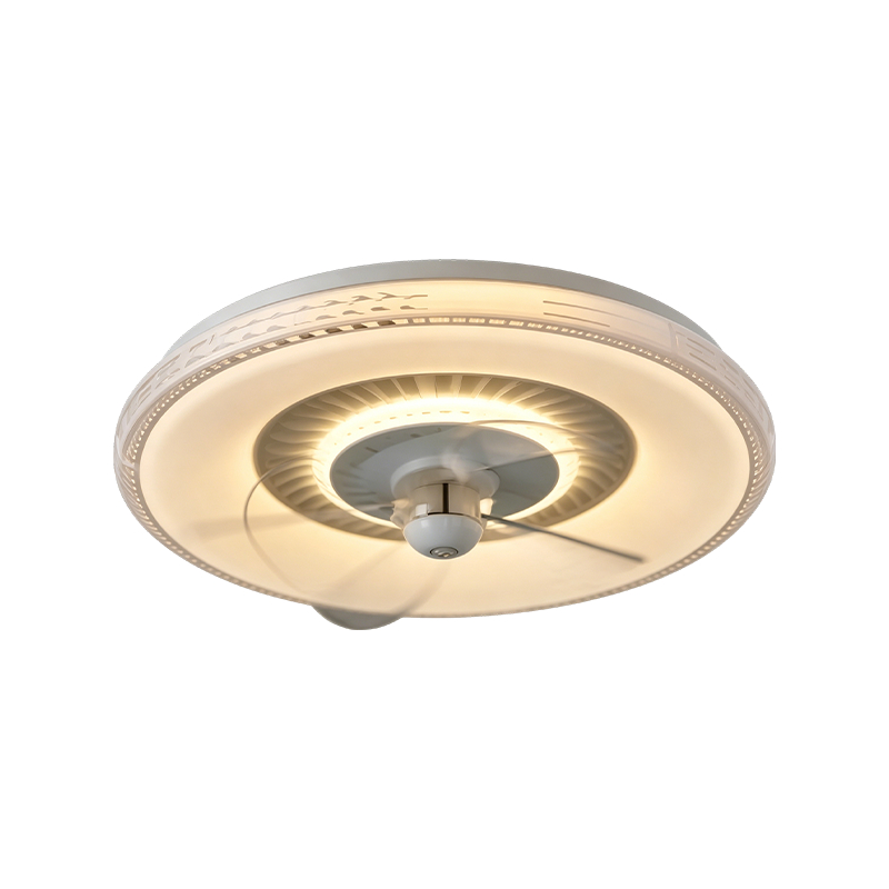 Downrod Ceiling Fan na may Liwanag