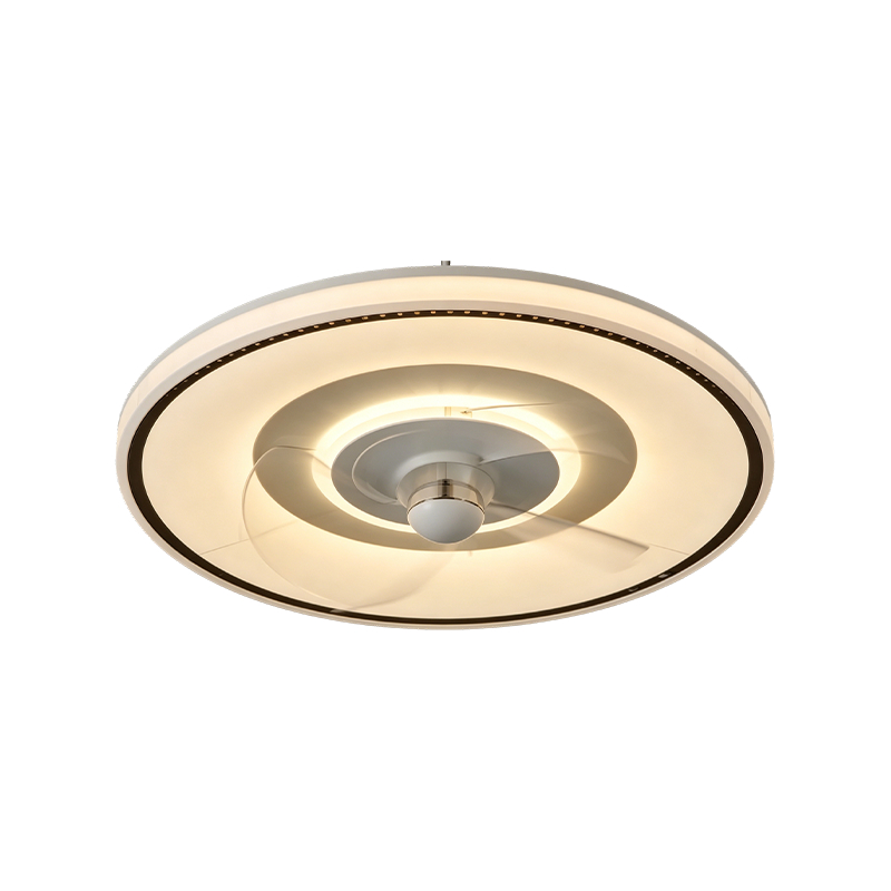 Downrod Ceiling Fan na may Liwanag