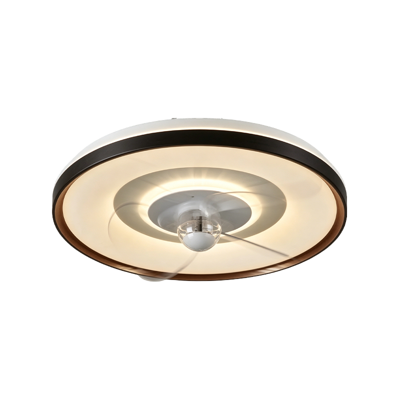 Downrod Ceiling Fan na may Liwanag