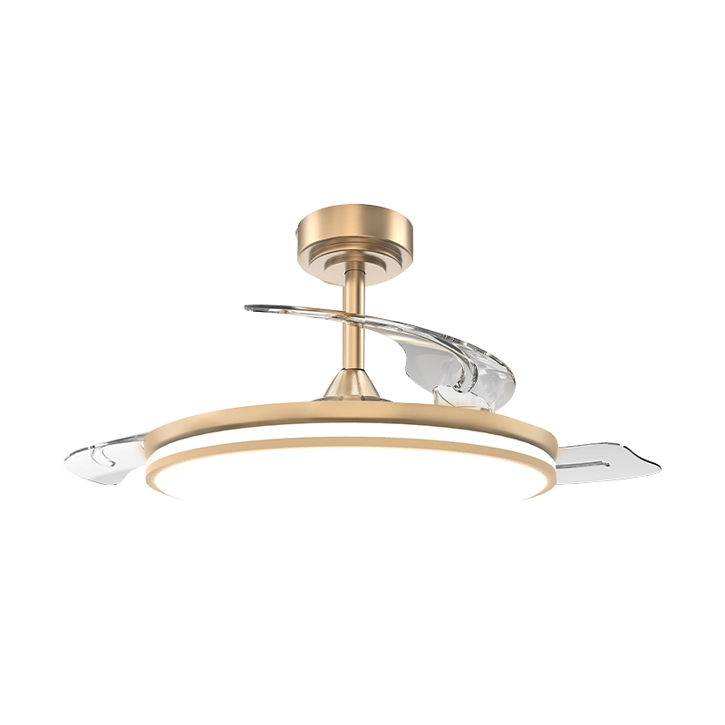 Tahimik na Retractable Ceiling Fan na may Invisible Blades