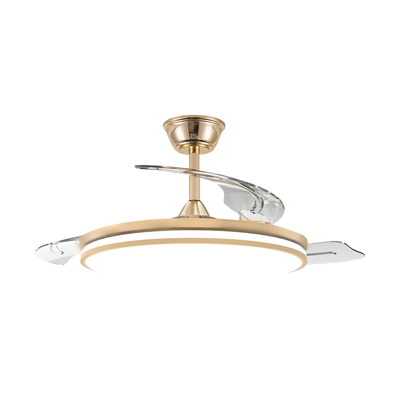Tahimik na Retractable Ceiling Fan na may Invisible Blades
