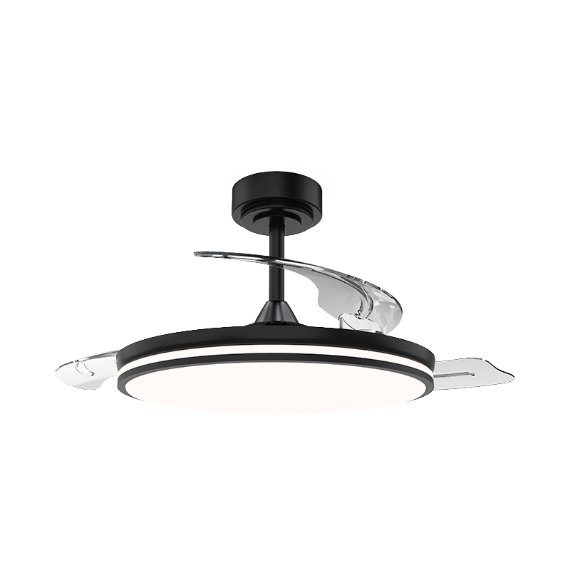 Tahimik na Retractable Ceiling Fan na may Invisible Blades