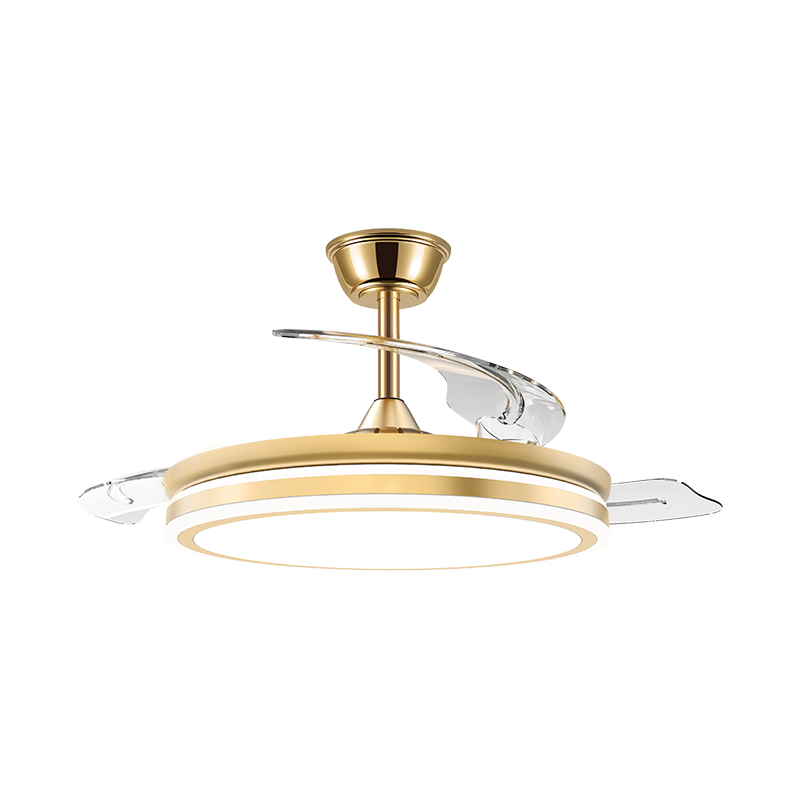 Tahimik na Retractable Ceiling Fan na may Invisible Blades