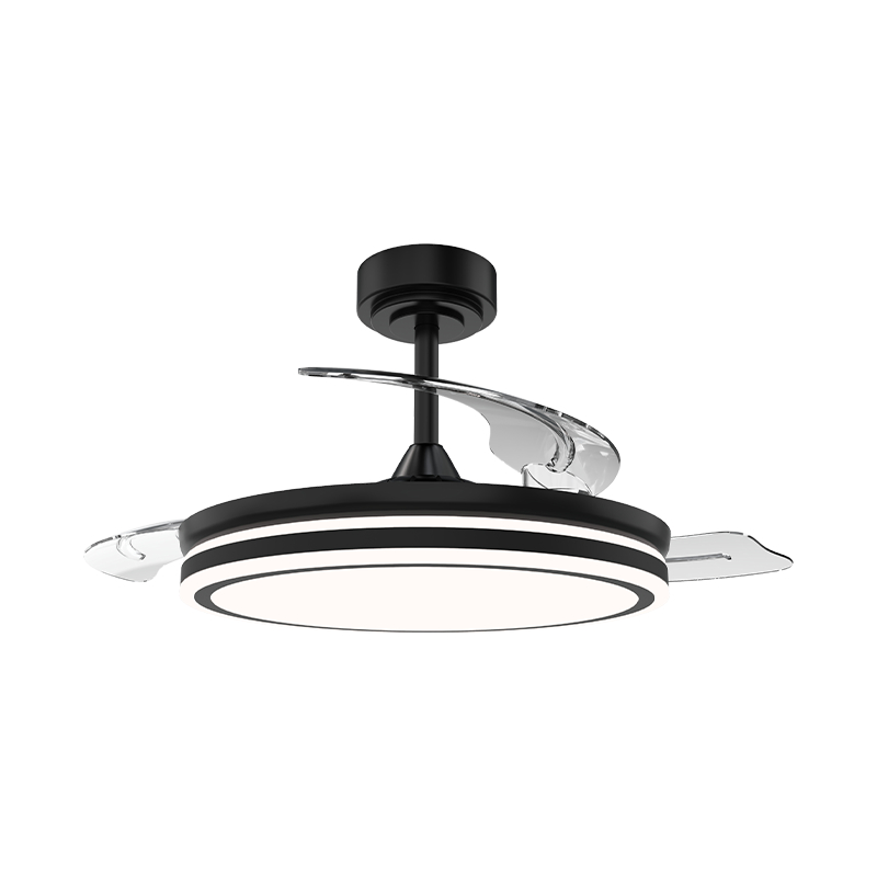 Tahimik na Retractable Ceiling Fan na may Invisible Blades