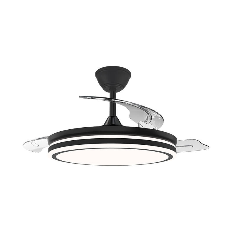 Tahimik na Retractable Ceiling Fan na may Invisible Blades