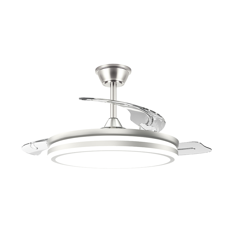 Tahimik na Retractable Ceiling Fan na may Invisible Blades