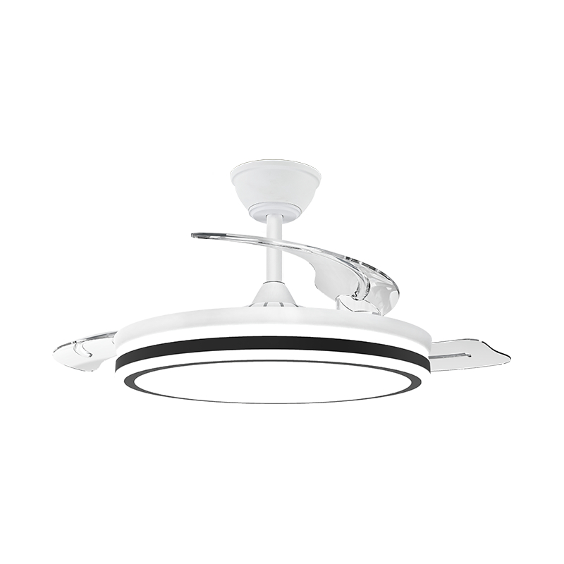 Tahimik na Retractable Ceiling Fan na may Invisible Blades
