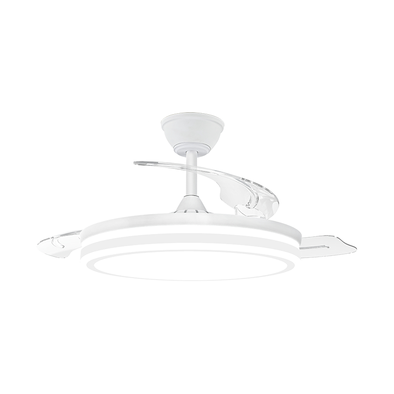 Tahimik na Retractable Ceiling Fan na may Invisible Blades