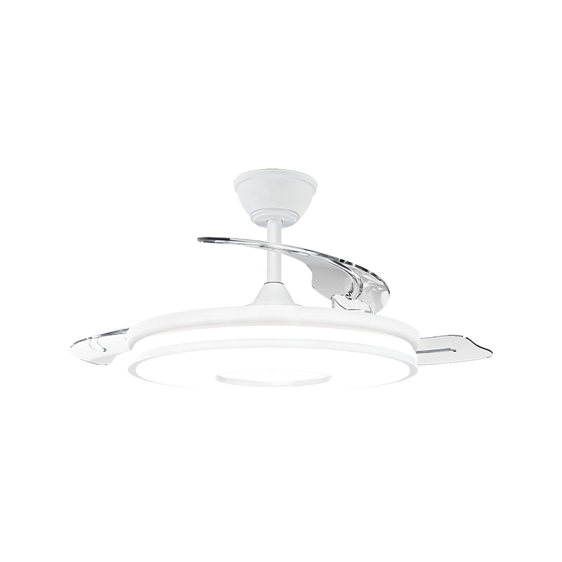 Tahimik na Retractable Ceiling Fan na may Invisible Blades