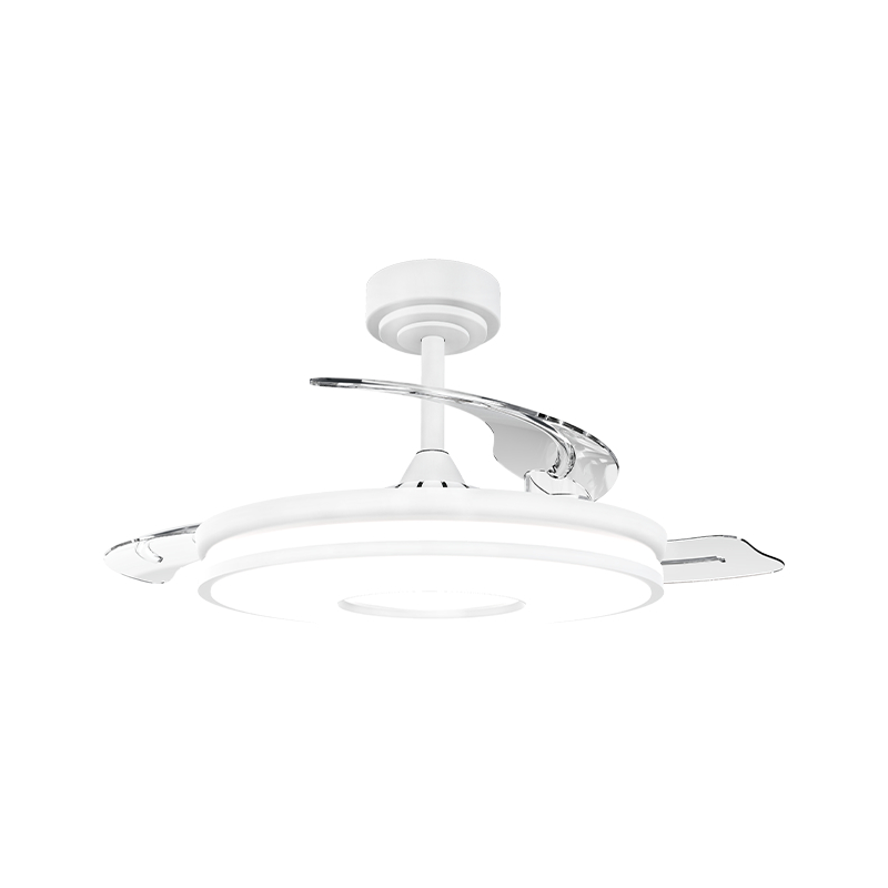 Tahimik na Retractable Ceiling Fan na may Invisible Blades