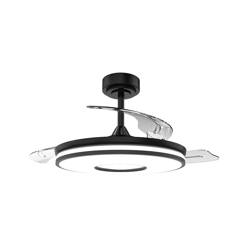 Tahimik na Retractable Ceiling Fan na may Invisible Blades