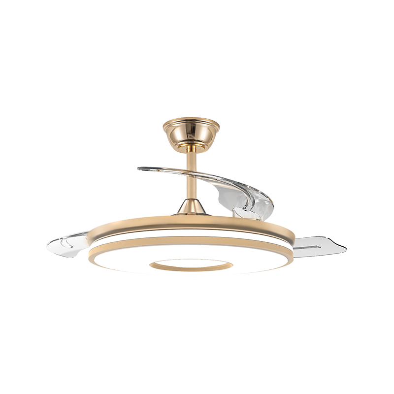 Tahimik na Retractable Ceiling Fan na may Invisible Blades