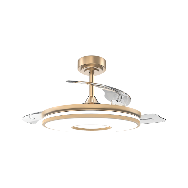Tahimik na Retractable Ceiling Fan na may Invisible Blades