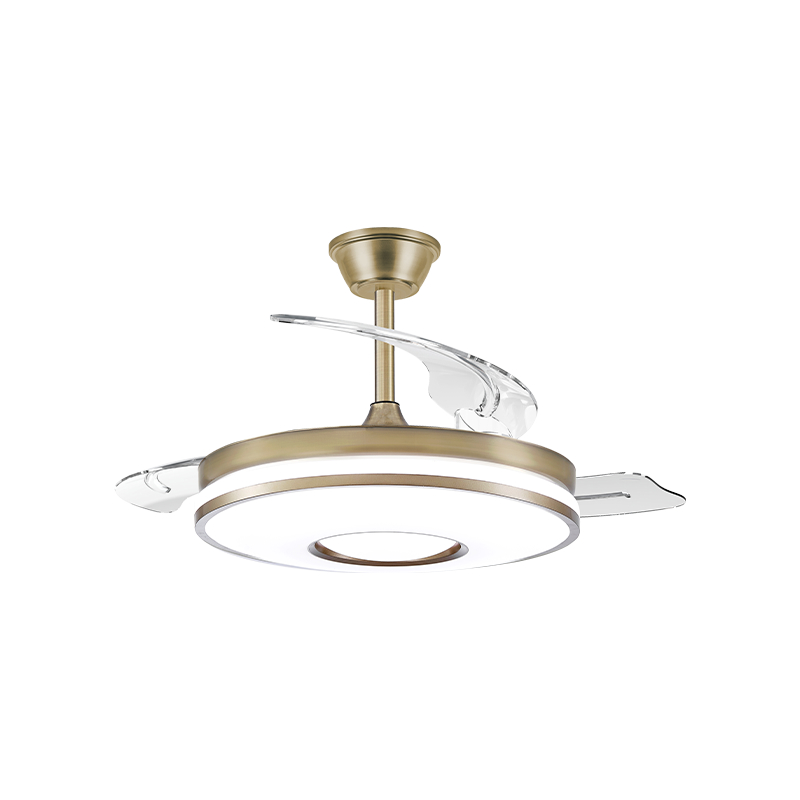 Tahimik na Retractable Ceiling Fan na may Invisible Blades