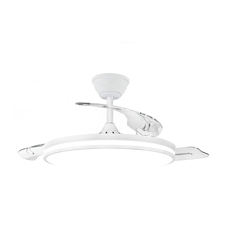 Tahimik na Retractable Ceiling Fan na may Invisible Blades