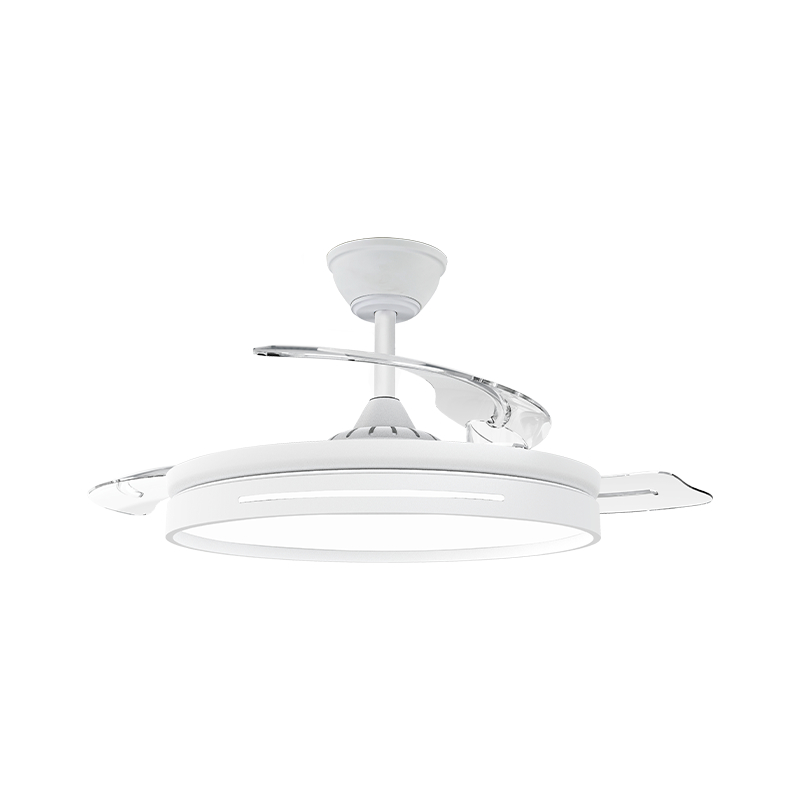 Tahimik na Retractable Ceiling Fan na may Invisible Blades
