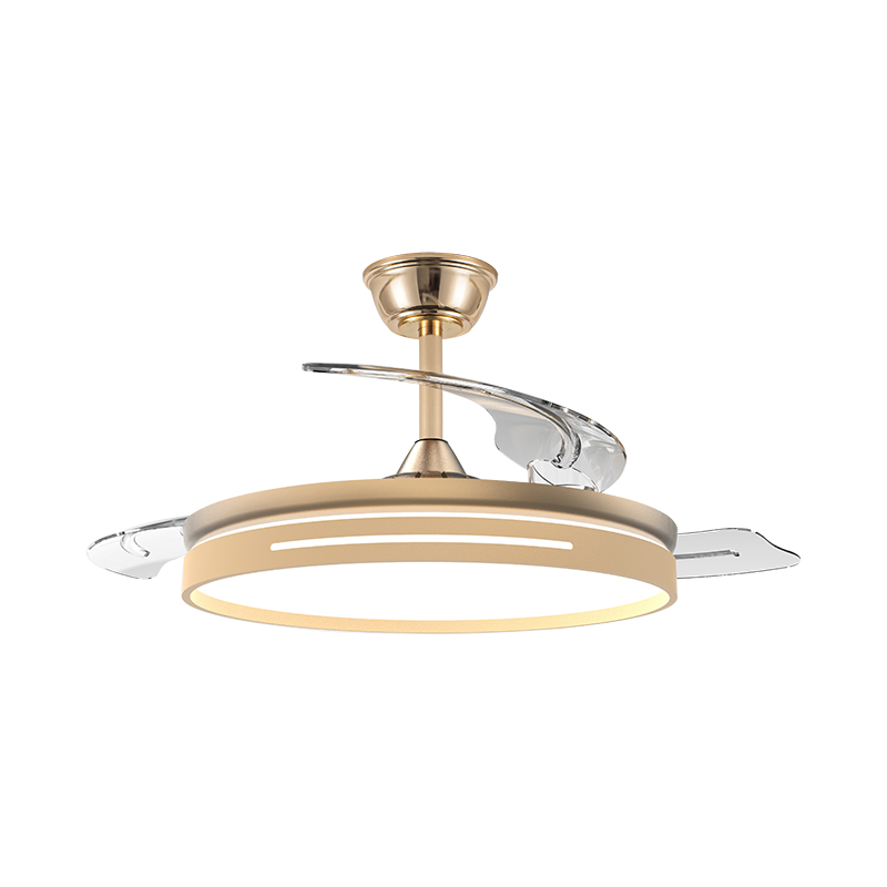Tahimik na Retractable Ceiling Fan na may Invisible Blades