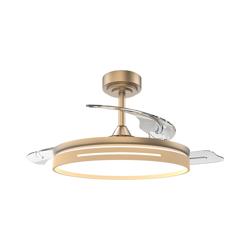 Tahimik na Retractable Ceiling Fan na may Invisible Blades