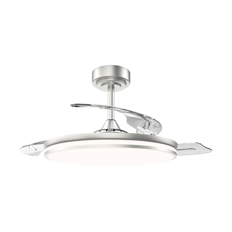 Tahimik na Retractable Ceiling Fan na may Invisible Blades