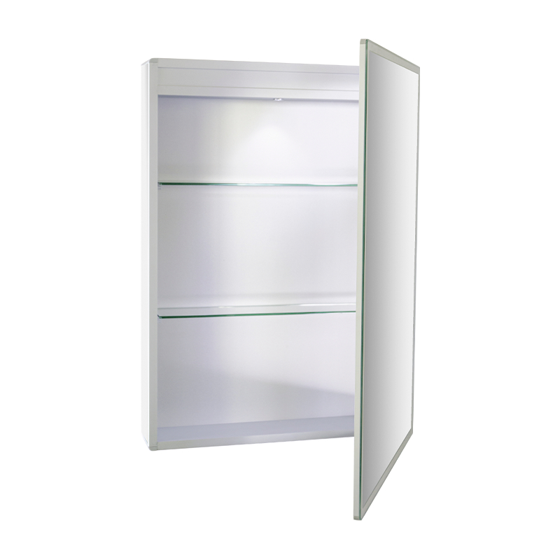 Single-Door Smart Bathroom Mirror Cabinet na May LED Backlit Makeup Mirror Single-Door Smart Bathroom Mirror Cabinet na May LED Backlit Makeup Mirror