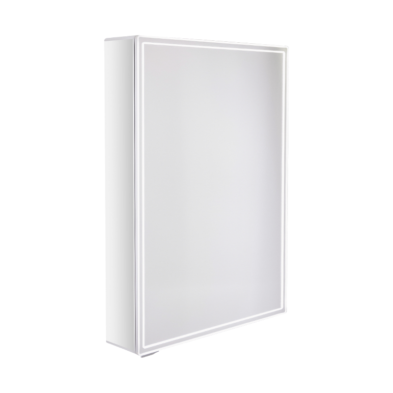 Single-Door Smart Bathroom Mirror Cabinet na May LED Backlit Makeup Mirror Single-Door Smart Bathroom Mirror Cabinet na May LED Backlit Makeup Mirror