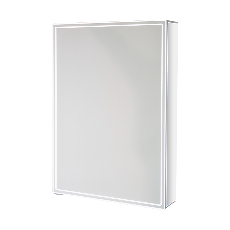 Aluminum Alloy Waterproof Single Door LED Bathroom Mirror Cabinet Aluminum Alloy Waterproof Single Door LED Bathroom Mirror Cabinet